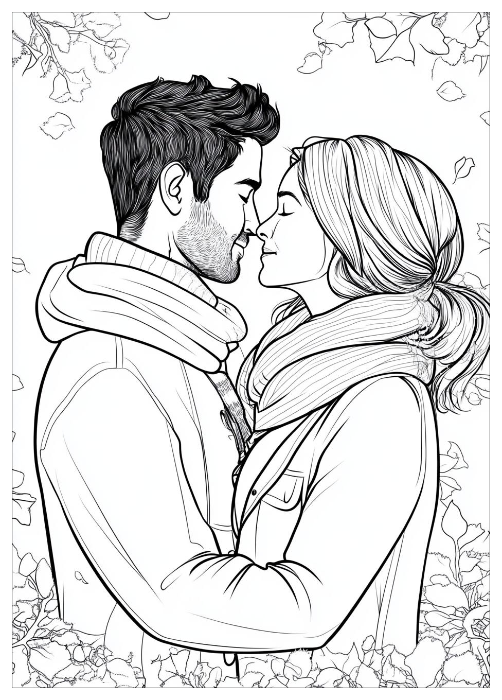 Couples Coloring Pages-6