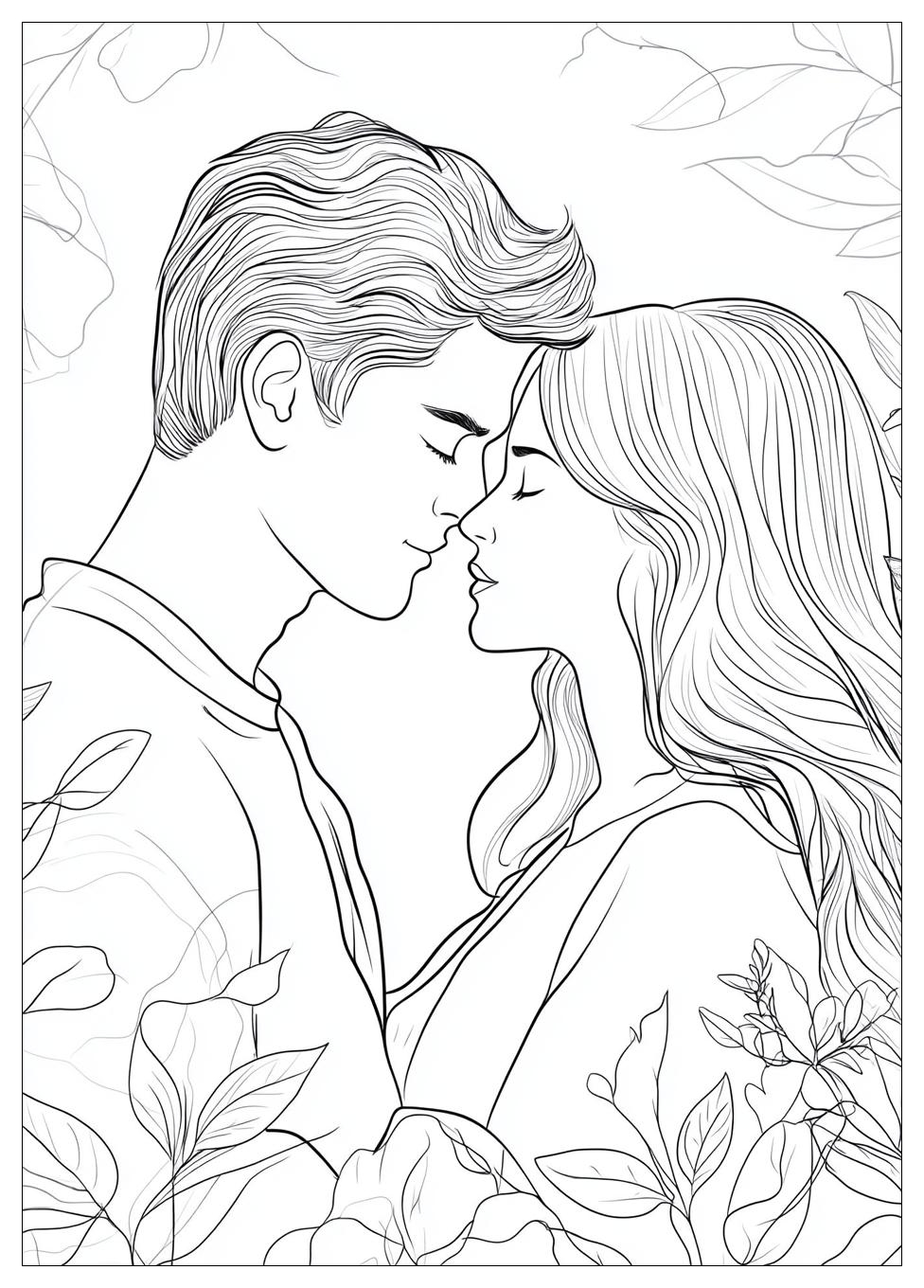 Couples Coloring Pages-8