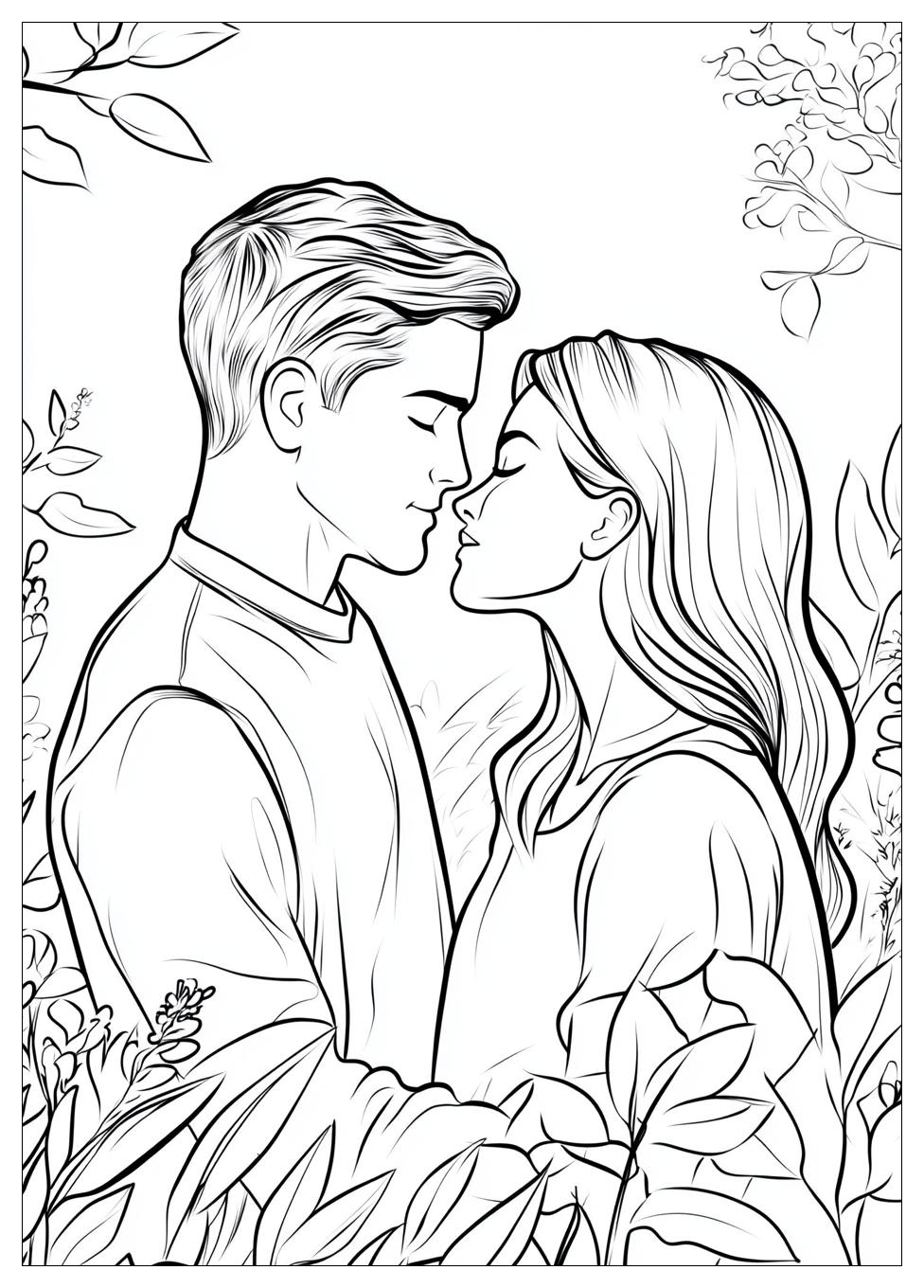 Couples Coloring Pages-9
