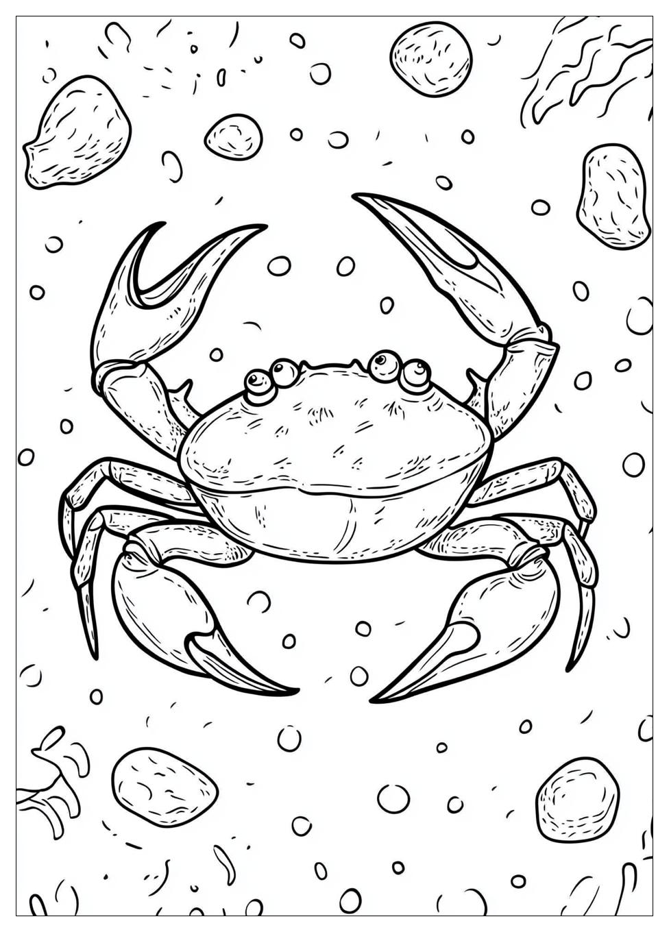 Crab Coloring Pages-11