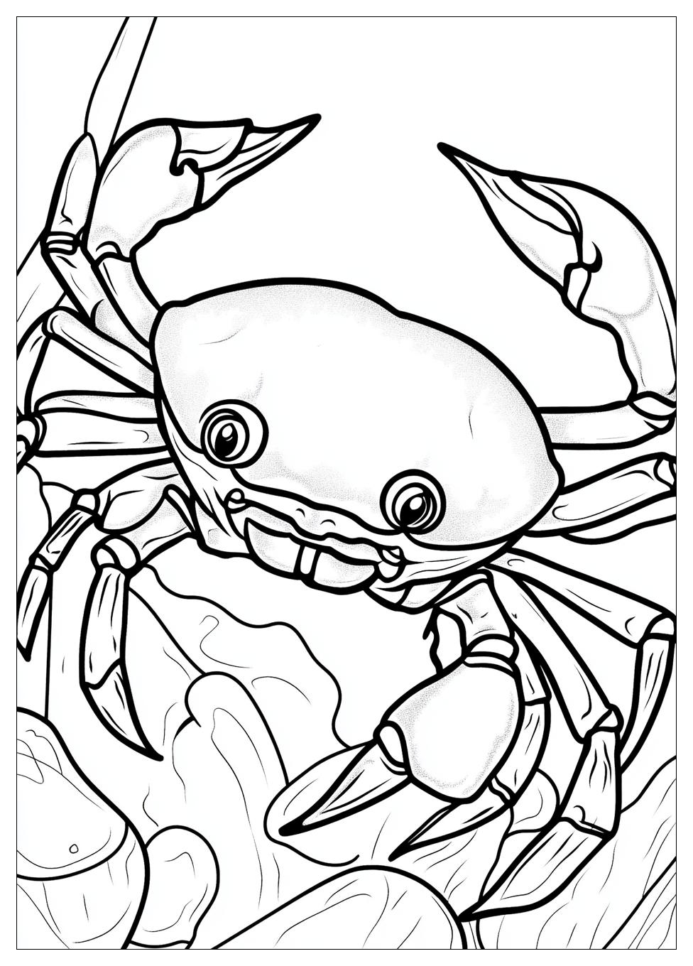 Crab Coloring Pages-12