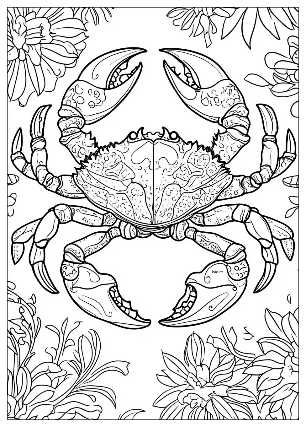 Crab Coloring Pages-13