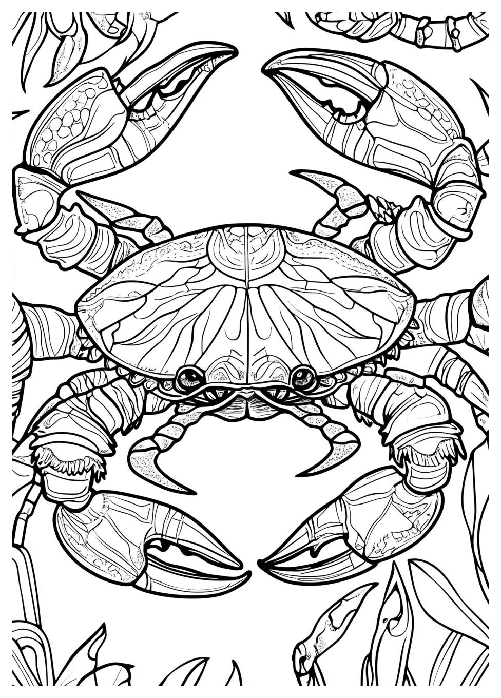 Crab Coloring Pages-17