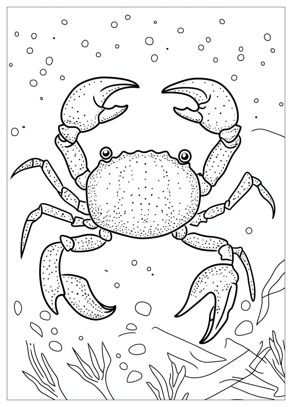 Crab Coloring Pages-2