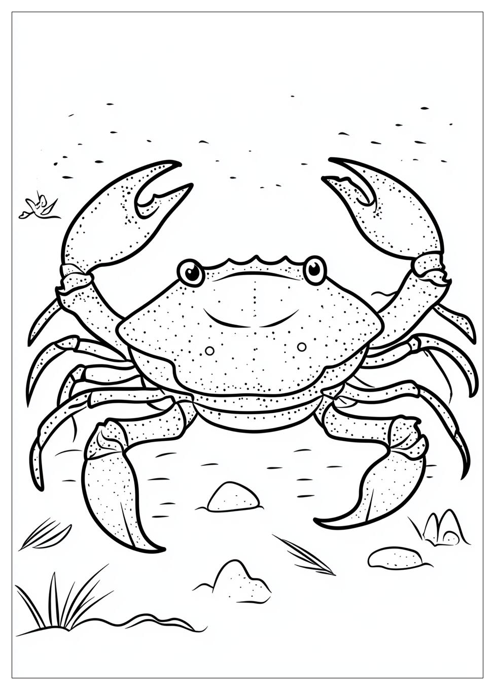 Crab Coloring Pages-3