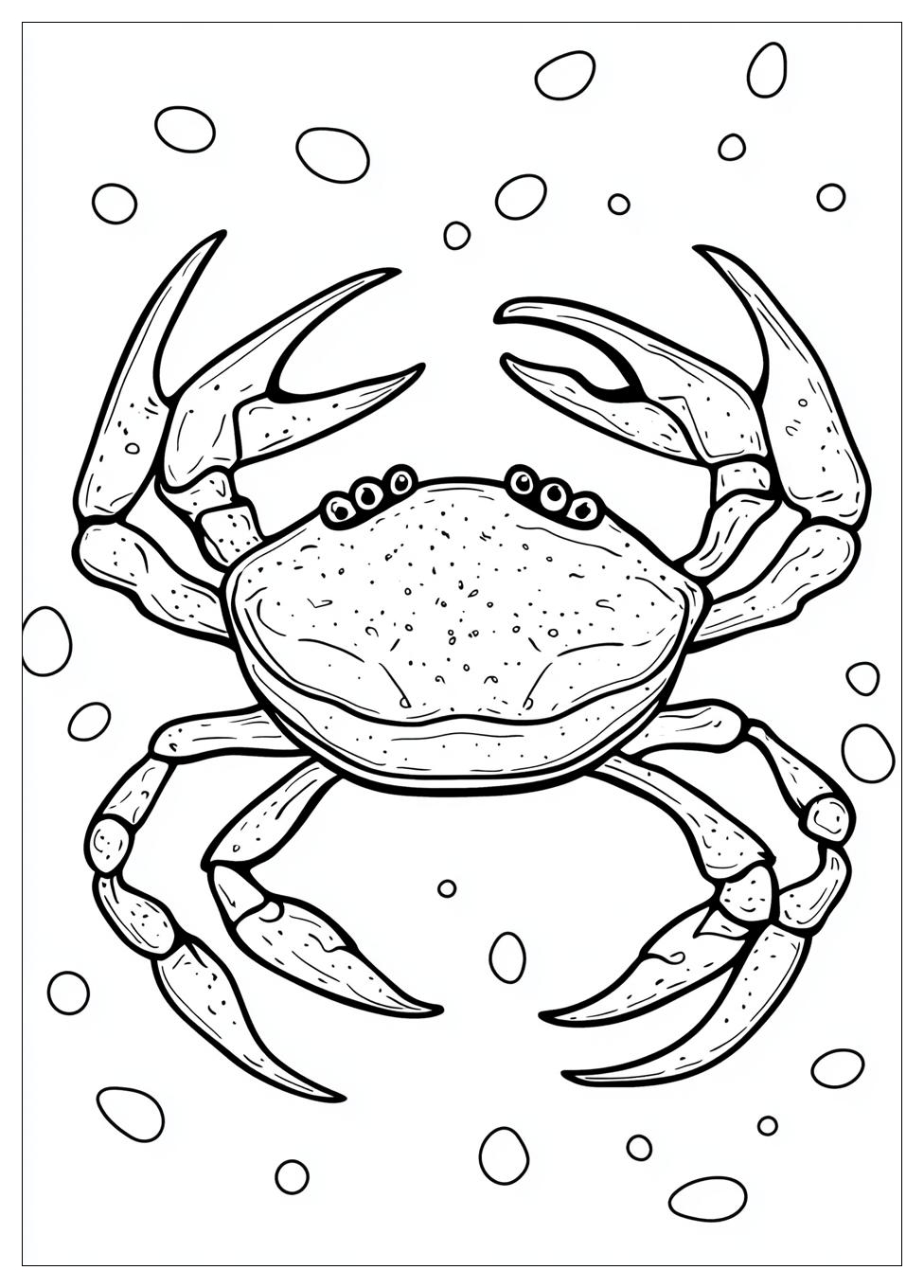 Crab Coloring Pages-4