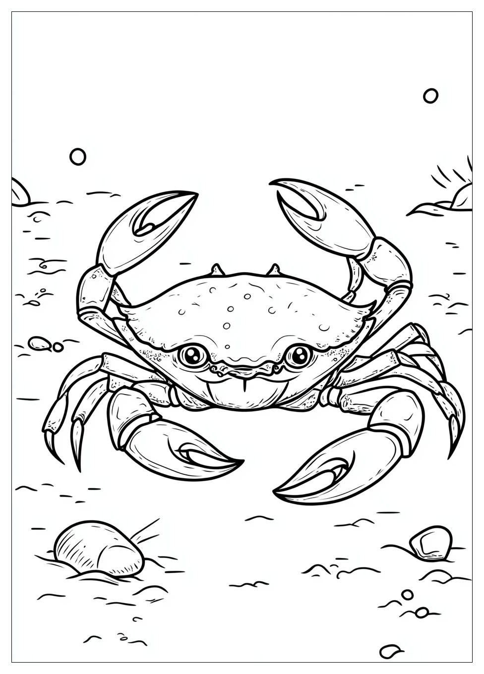 Crab Coloring Pages-7