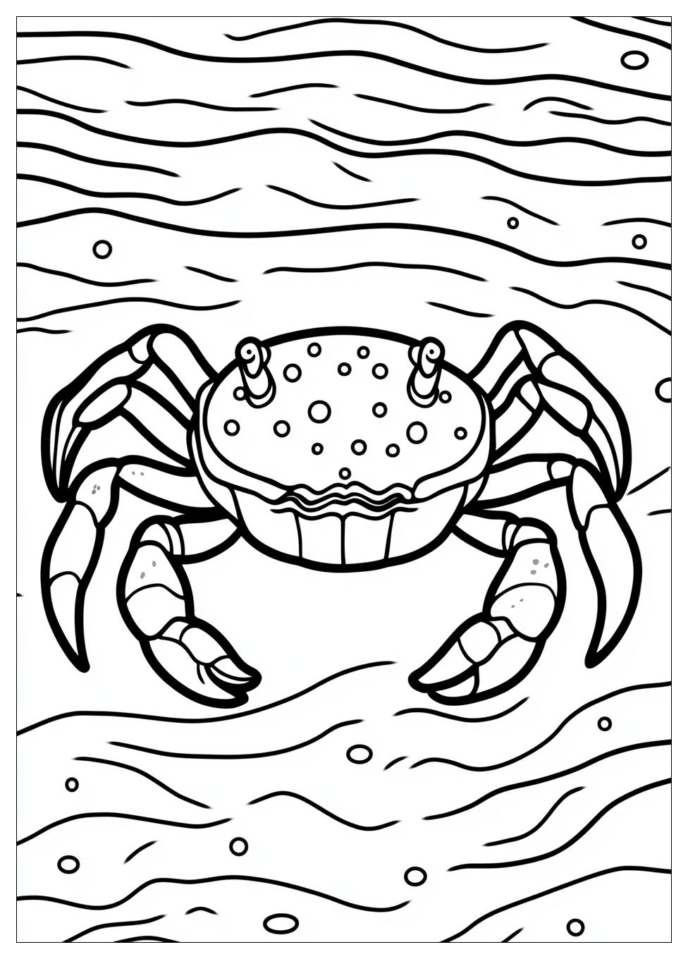 Crab Coloring Pages-9