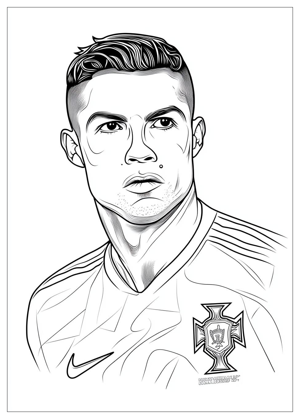 Cristiano Ronaldo Coloring Pages-1