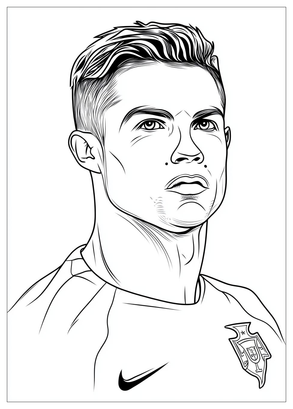 Cristiano Ronaldo Coloring Pages-11