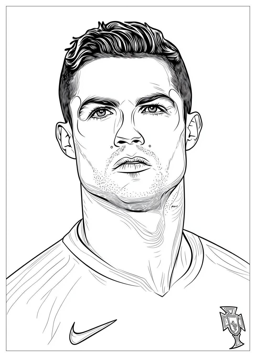 Cristiano Ronaldo Coloring Pages-19