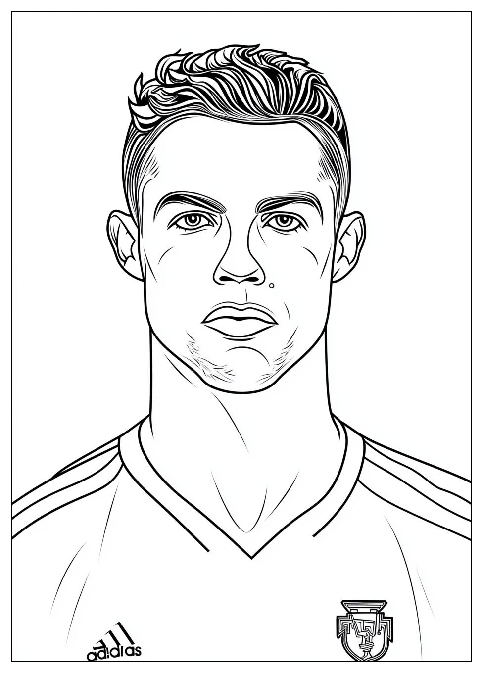 Cristiano Ronaldo Coloring Pages-2