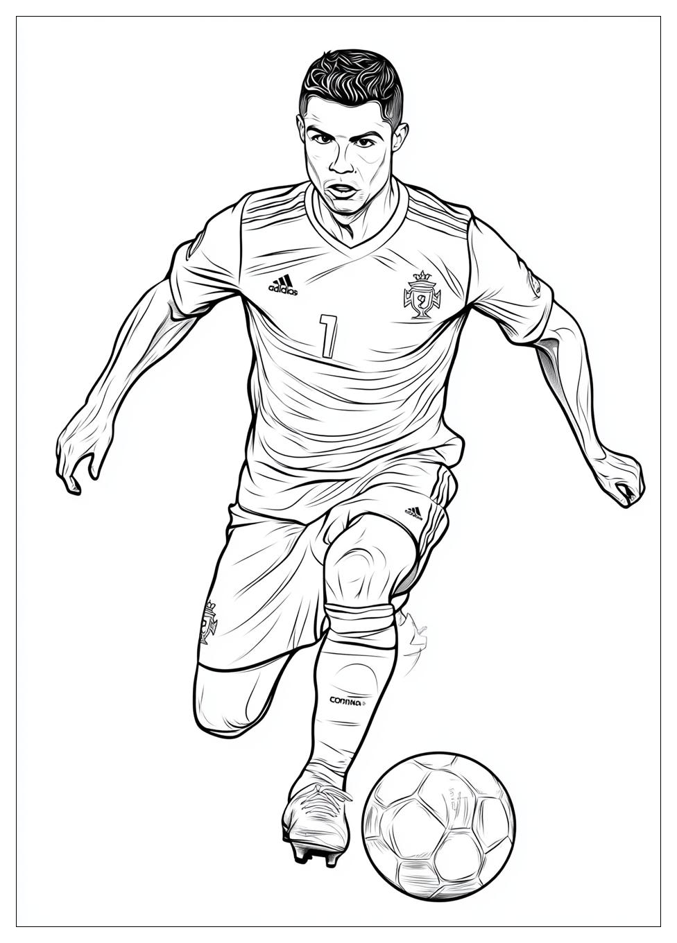 Cristiano Ronaldo Coloring Pages-4