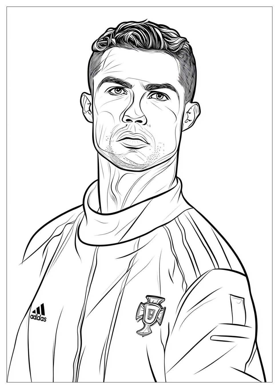 Cristiano Ronaldo Coloring Pages-6