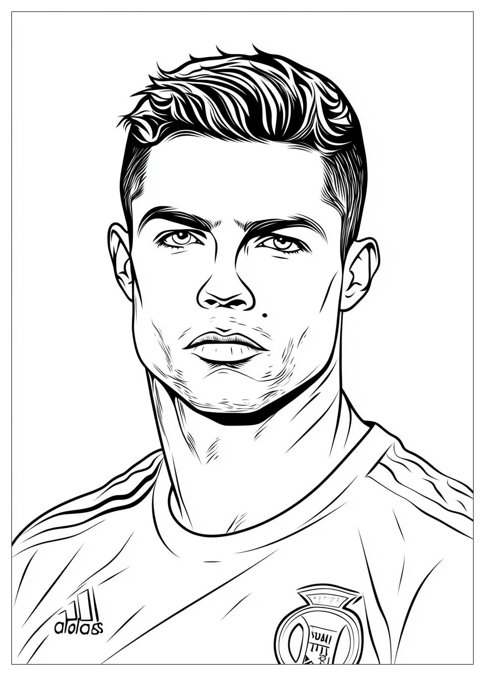 Cristiano Ronaldo Coloring Pages-7