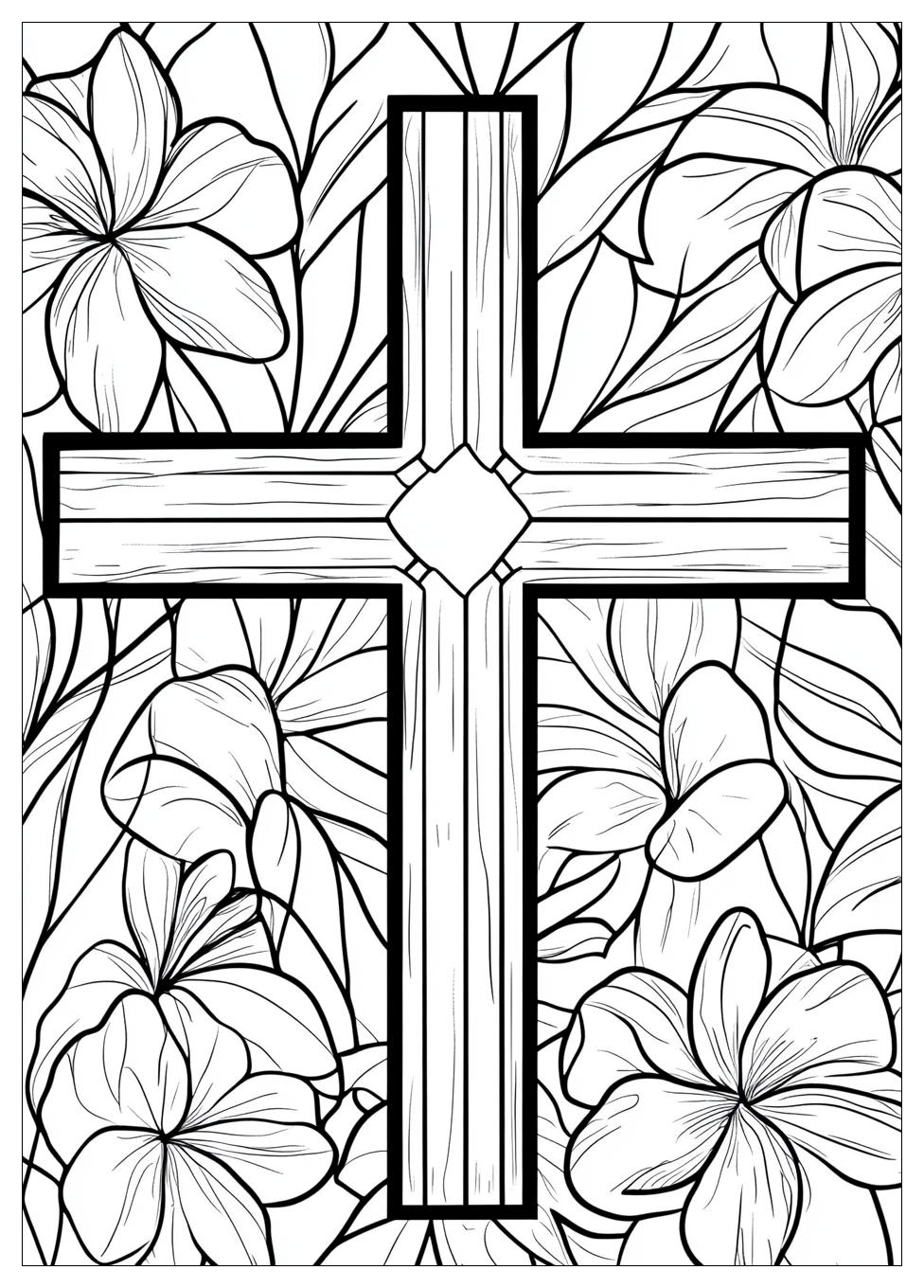 Free Printable Cross Coloring Pages 1 Cross Coloring Pages-1