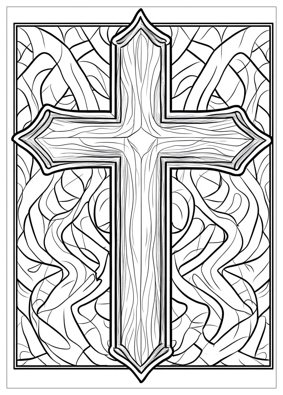 Free Printable Cross Coloring Pages 10 Cross Coloring Pages-10