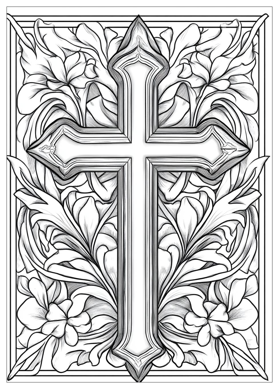 Free Printable Cross Coloring Pages 13 Cross Coloring Pages-13