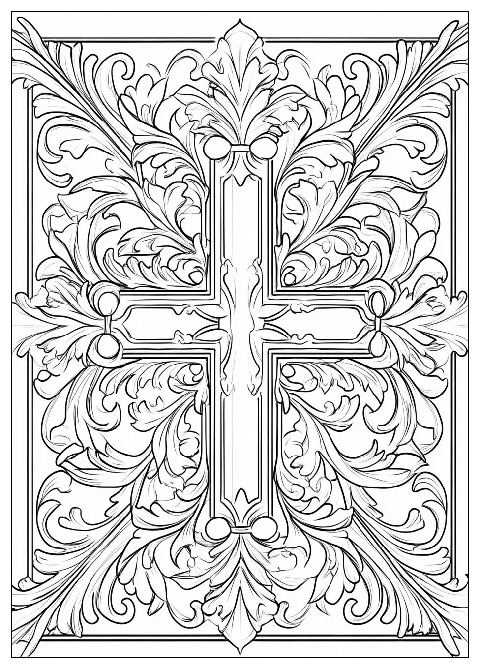 Free Printable Cross Coloring Pages 14 Cross Coloring Pages-14