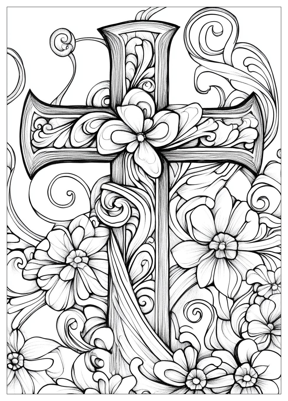 Free Printable Cross Coloring Pages 15 Cross Coloring Pages-15