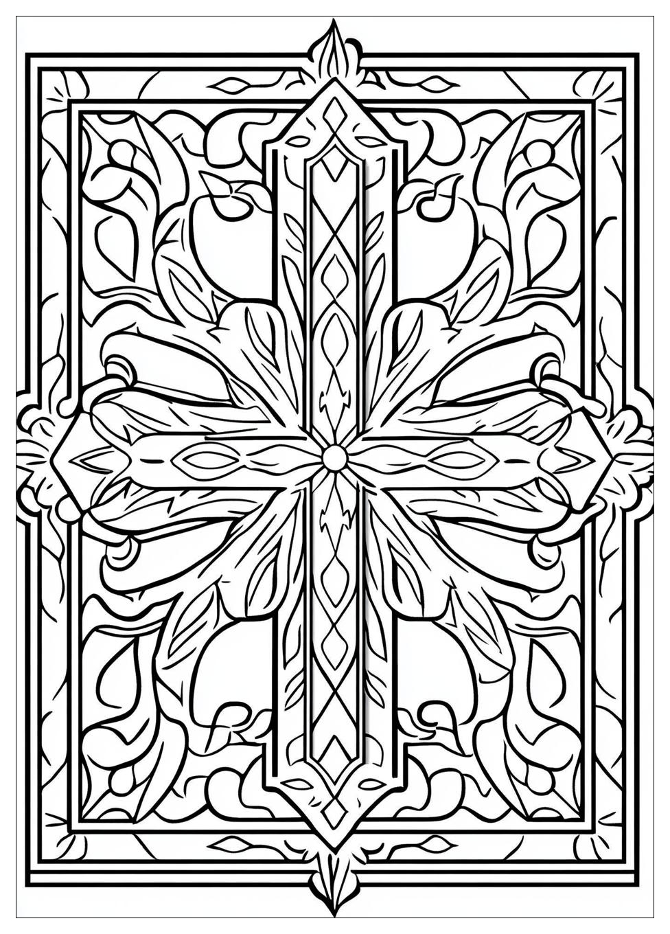 Free Printable Cross Coloring Pages 16 Cross Coloring Pages-16