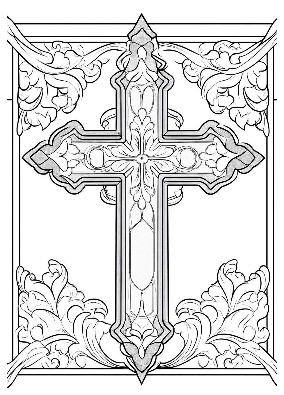 Free Printable Cross Coloring Pages 19 Cross Coloring Pages-19