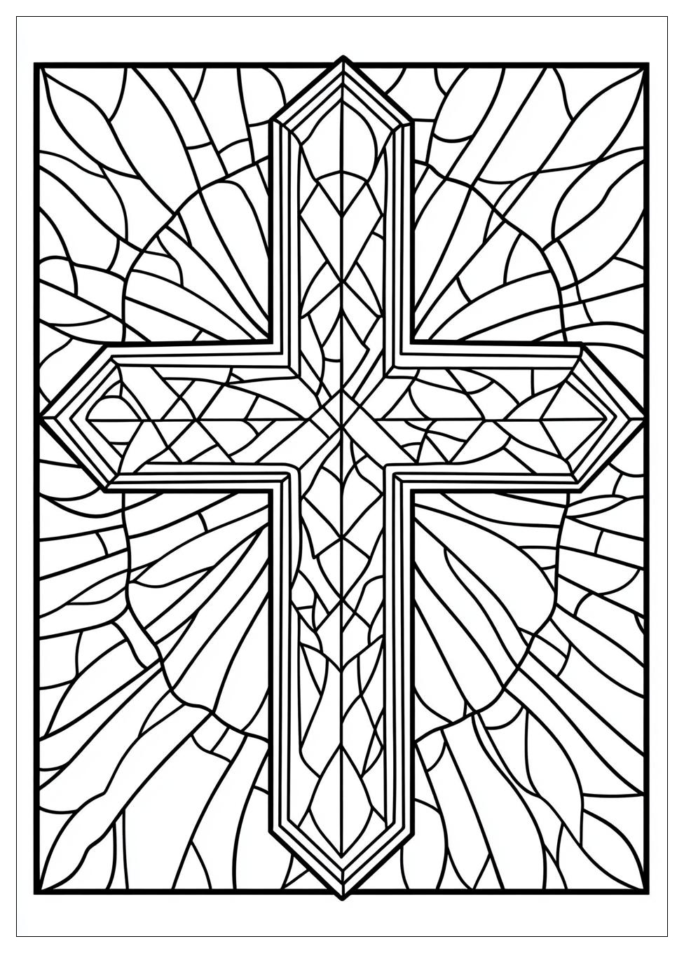 Free Printable Cross Coloring Pages 20 Cross Coloring Pages-20