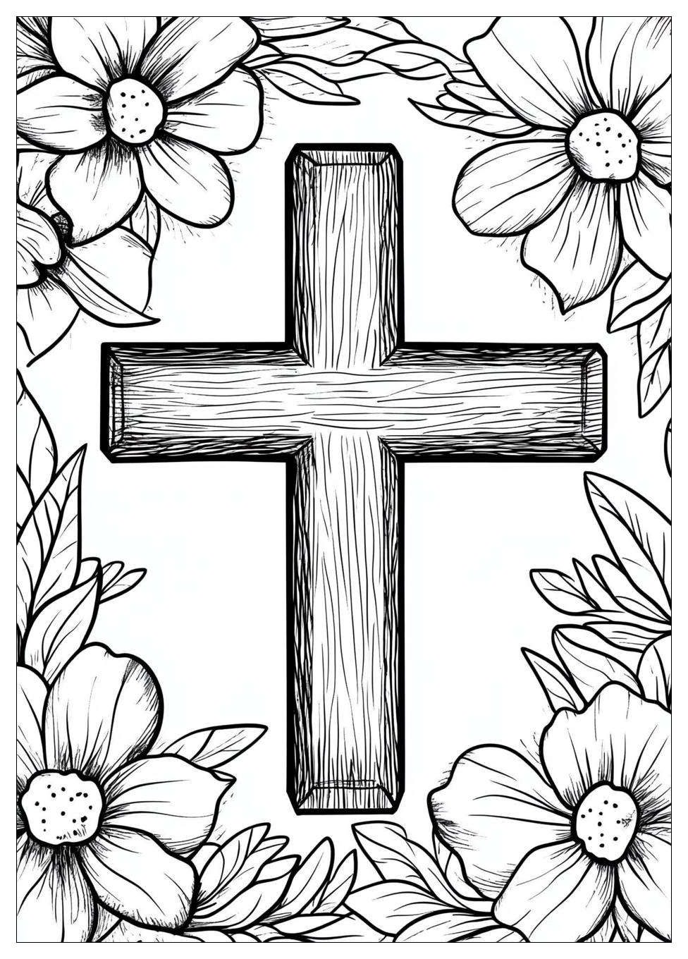 Free Printable Cross Coloring Pages 3 Cross Coloring Pages-3