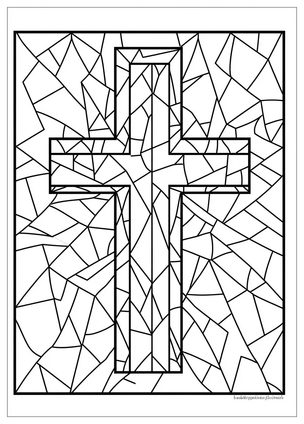 Free Printable Cross Coloring Pages 6 Cross Coloring Pages-6