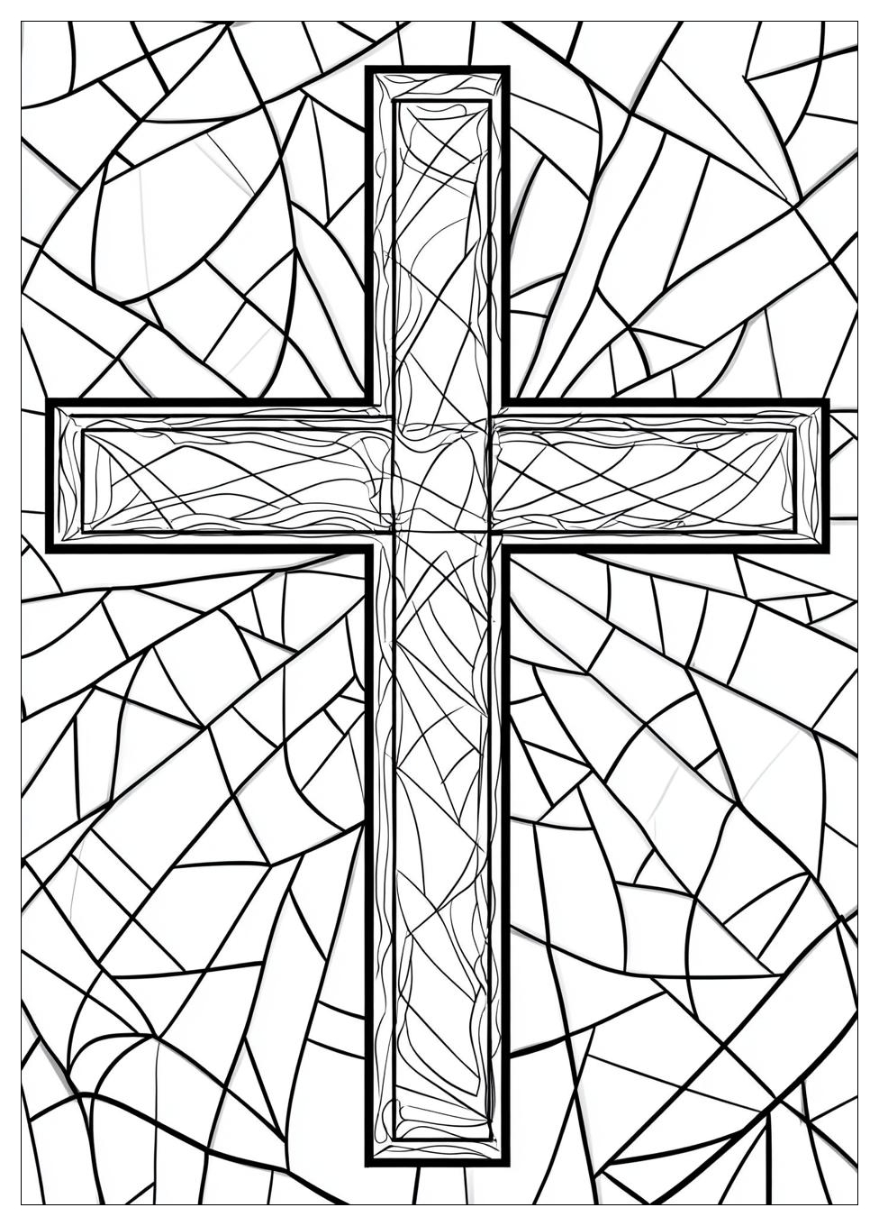 Free Printable Cross Coloring Pages 8 Cross Coloring Pages-8