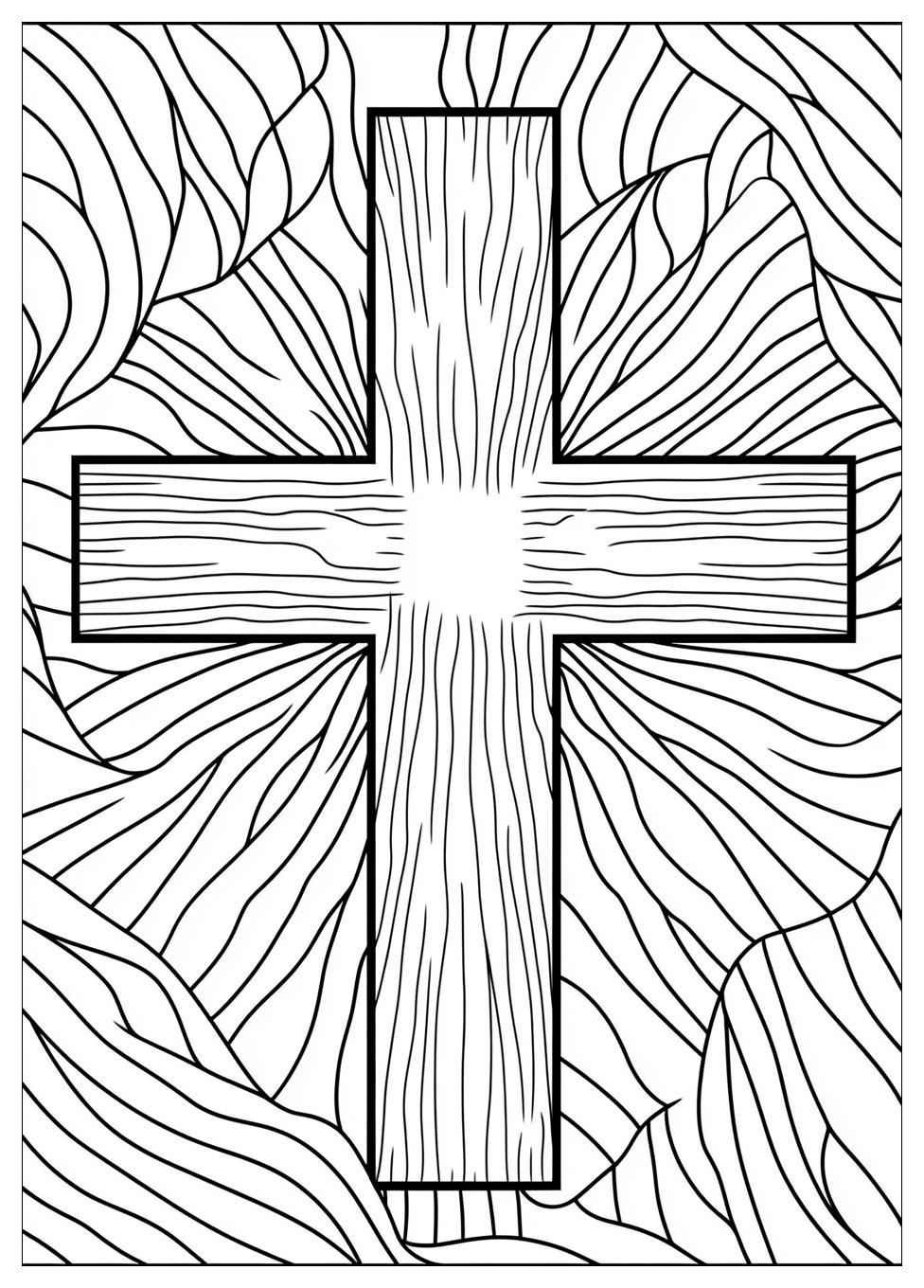 Free Printable Cross Coloring Pages 9 Cross Coloring Pages-9