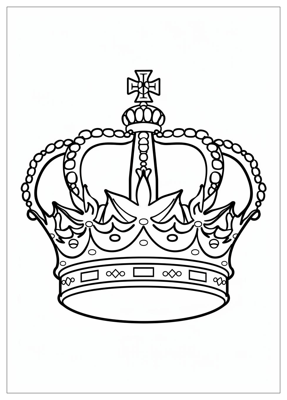 Crown Coloring Pages-10