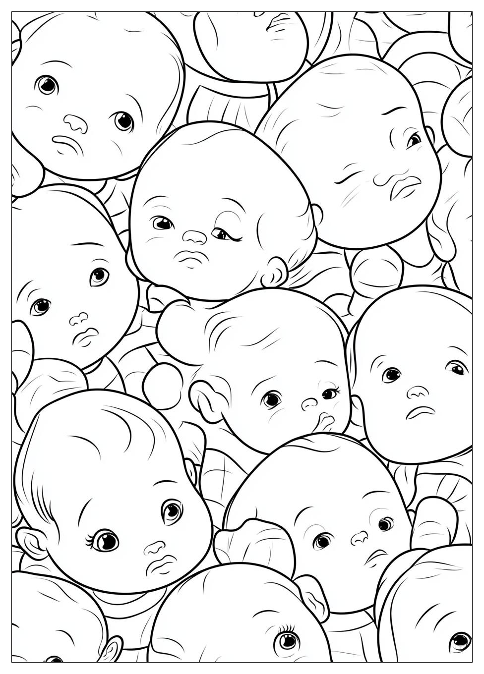 Free Printable Cry Babies Coloring Pages 16 Cry Babies Coloring Pages-16