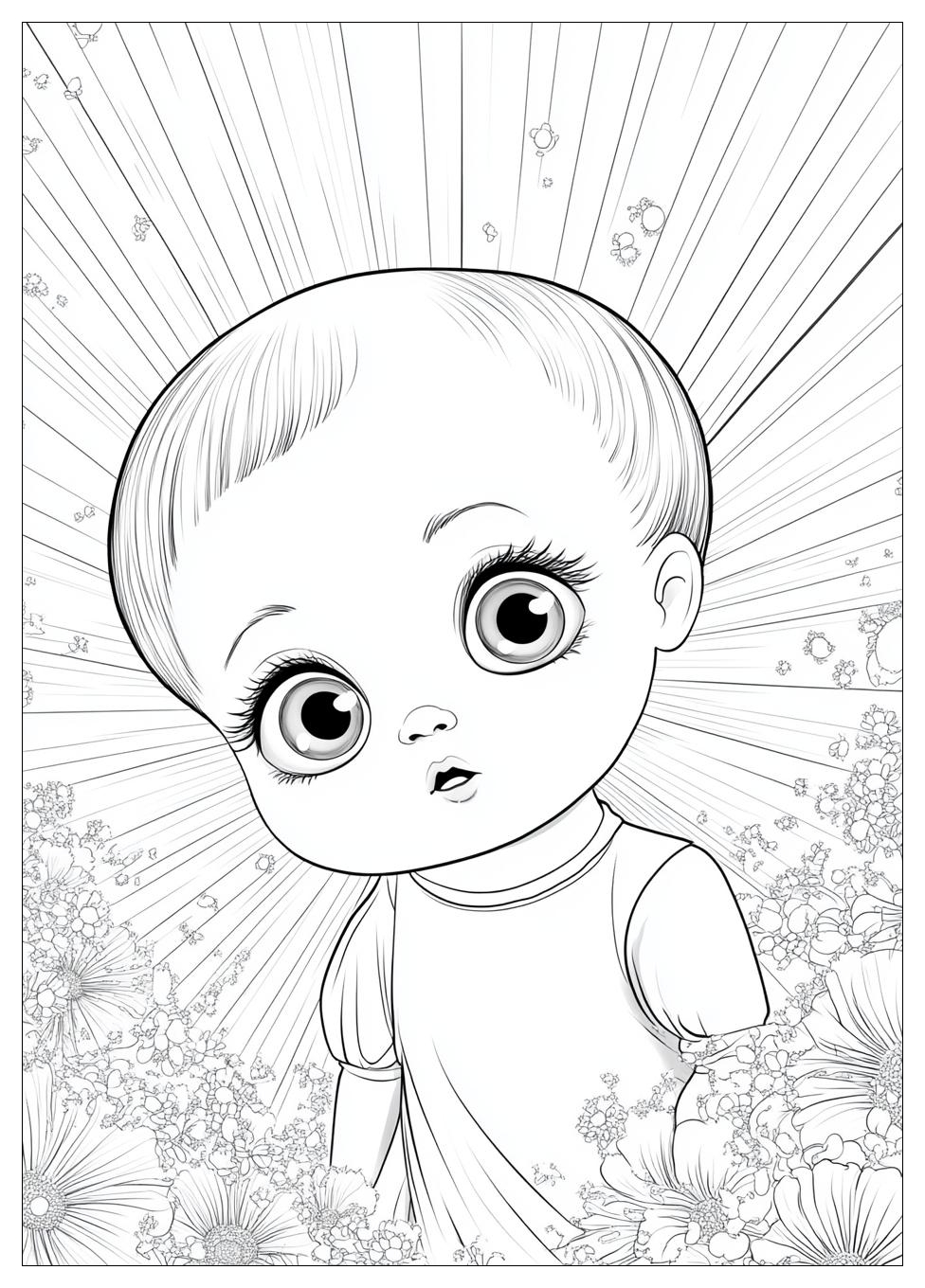 Free Printable Cry Babies Coloring Pages 18 Cry Babies Coloring Pages-18