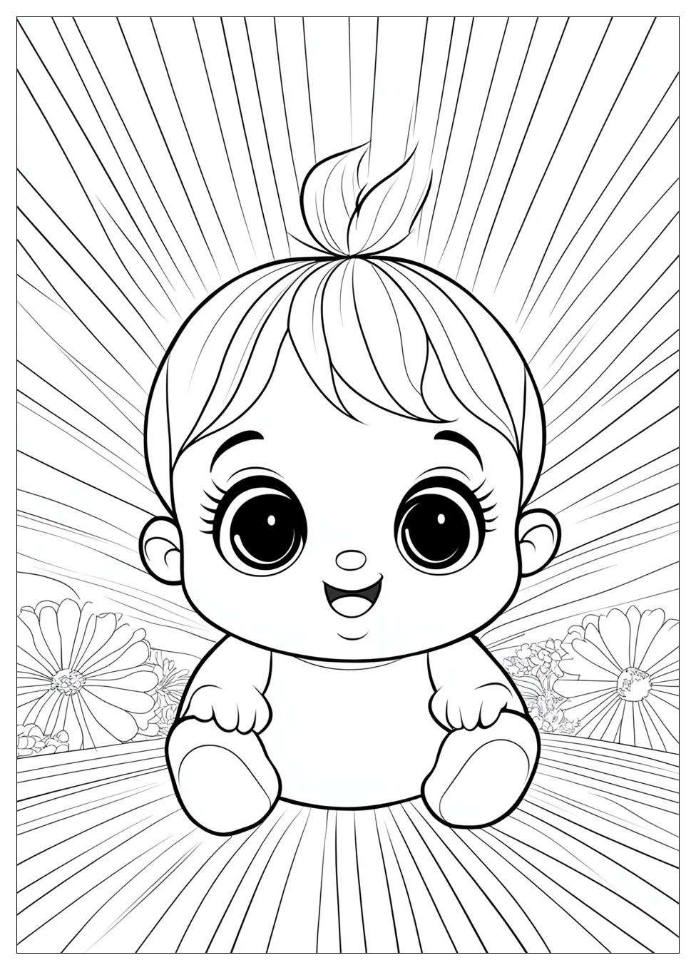 Free Printable Cry Babies Coloring Pages 7 Cry Babies Coloring Pages-7