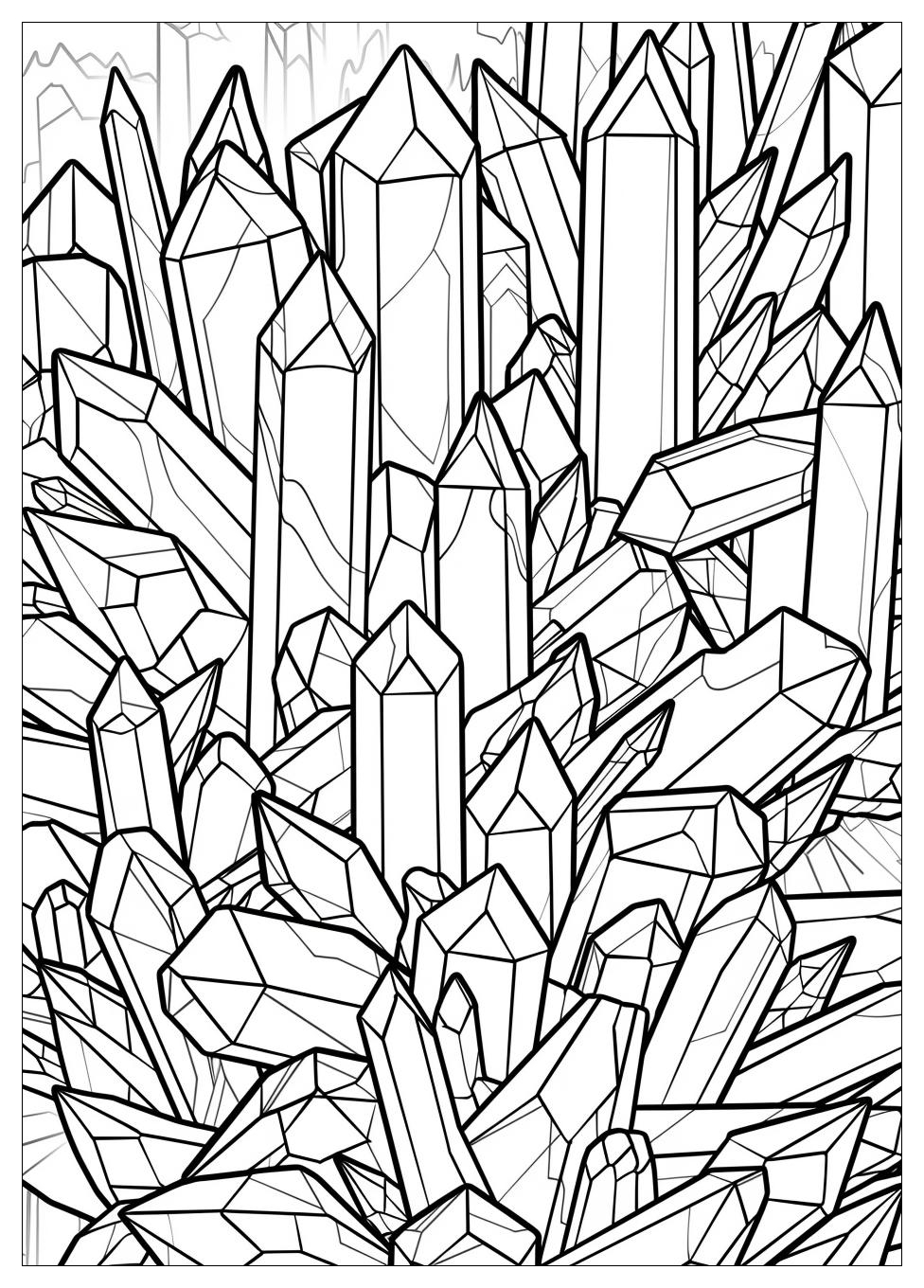 Crystal Coloring Pages-10