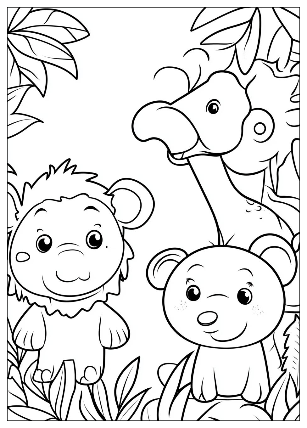 Cute Animals Coloring Pages-1