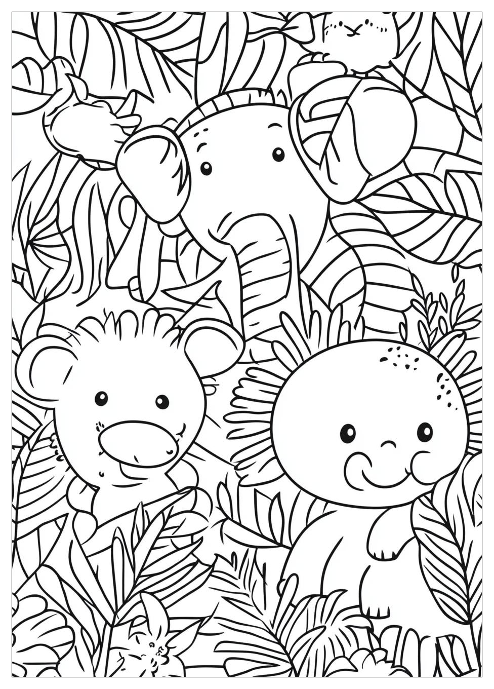 Cute Animals Coloring Pages-12