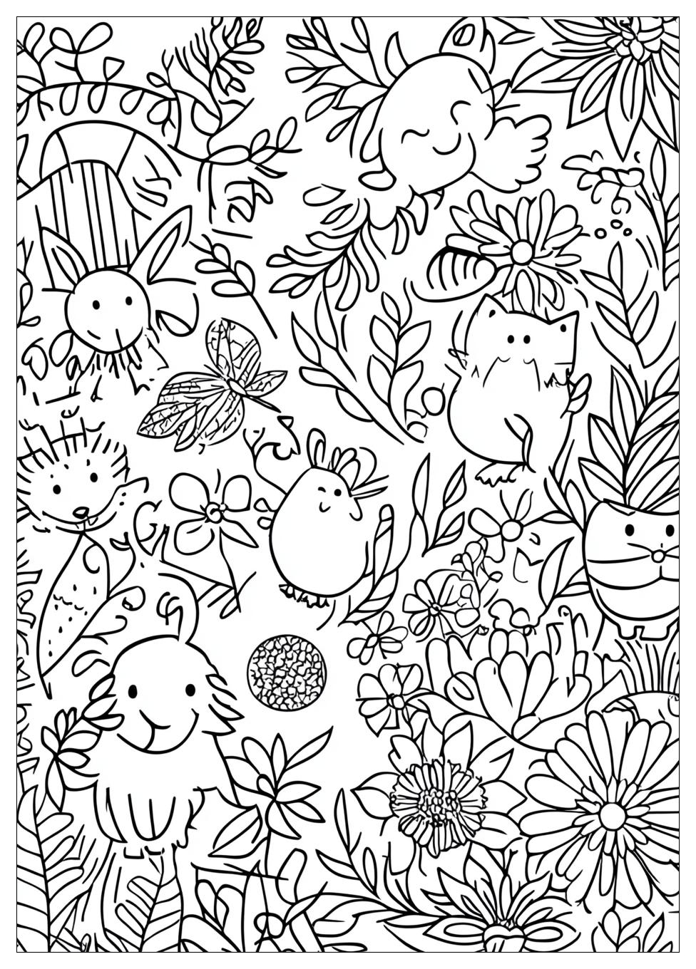 Cute Animals Coloring Pages-15