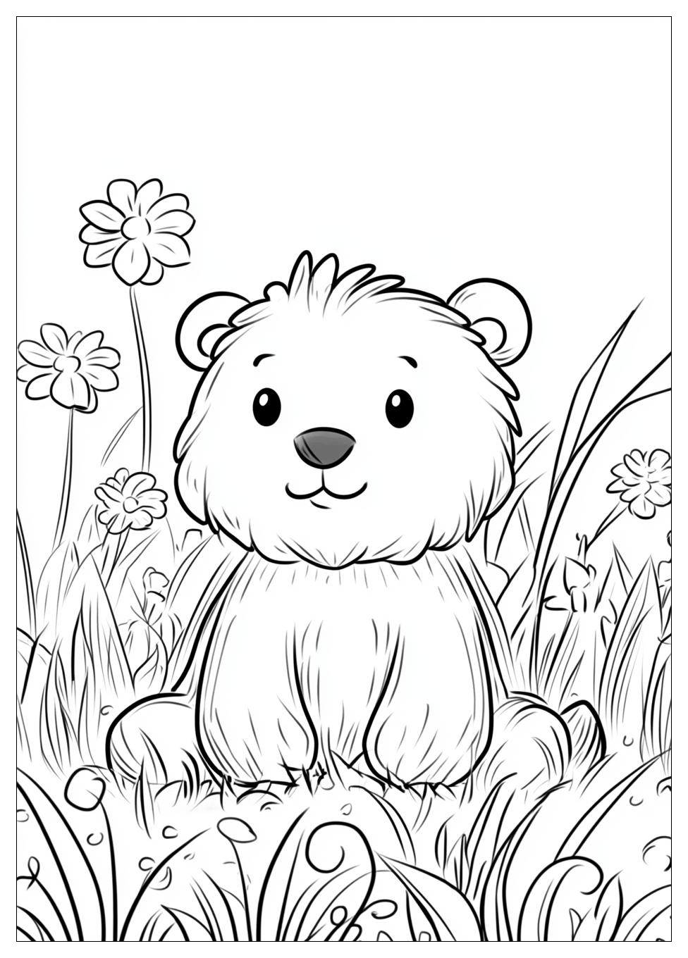 Cute Animals Coloring Pages-2