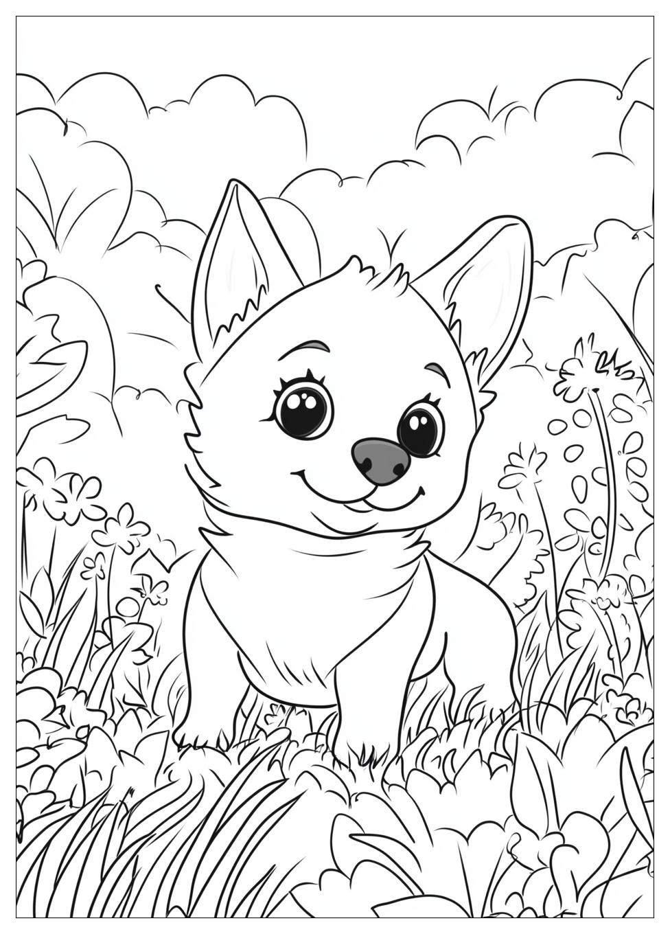 Cute Animals Coloring Pages-6