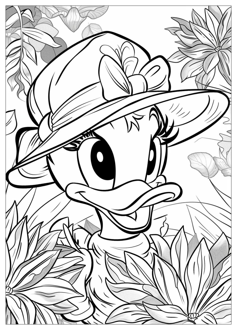 Daisy Duck Coloring Pages-13