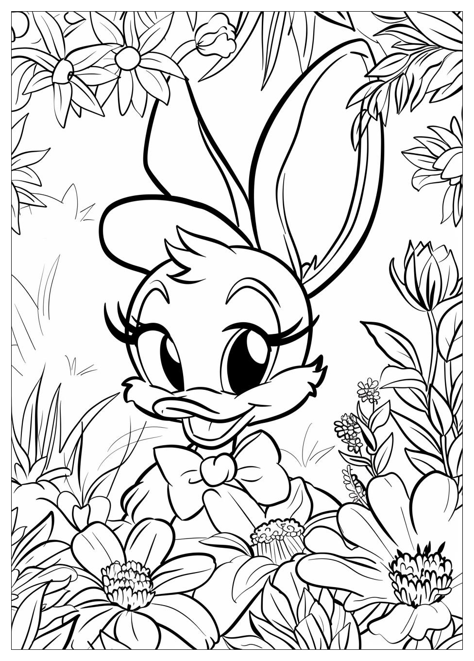 Daisy Duck Coloring Pages-15