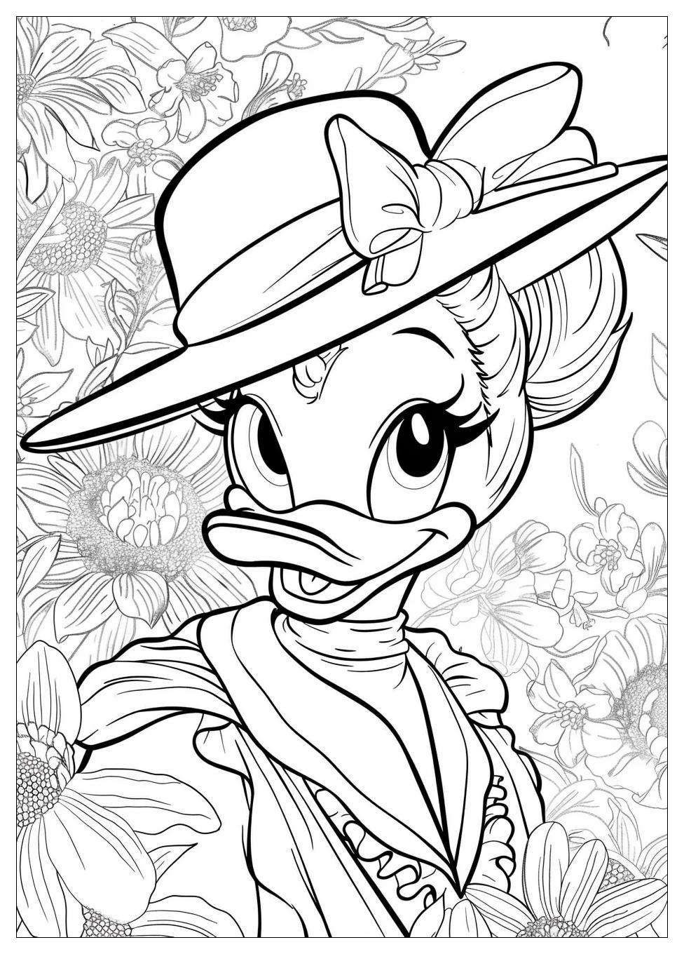 Daisy Duck Coloring Pages-17