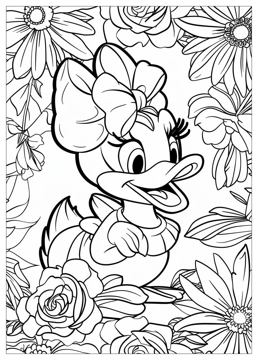 Daisy Duck Coloring Pages-18