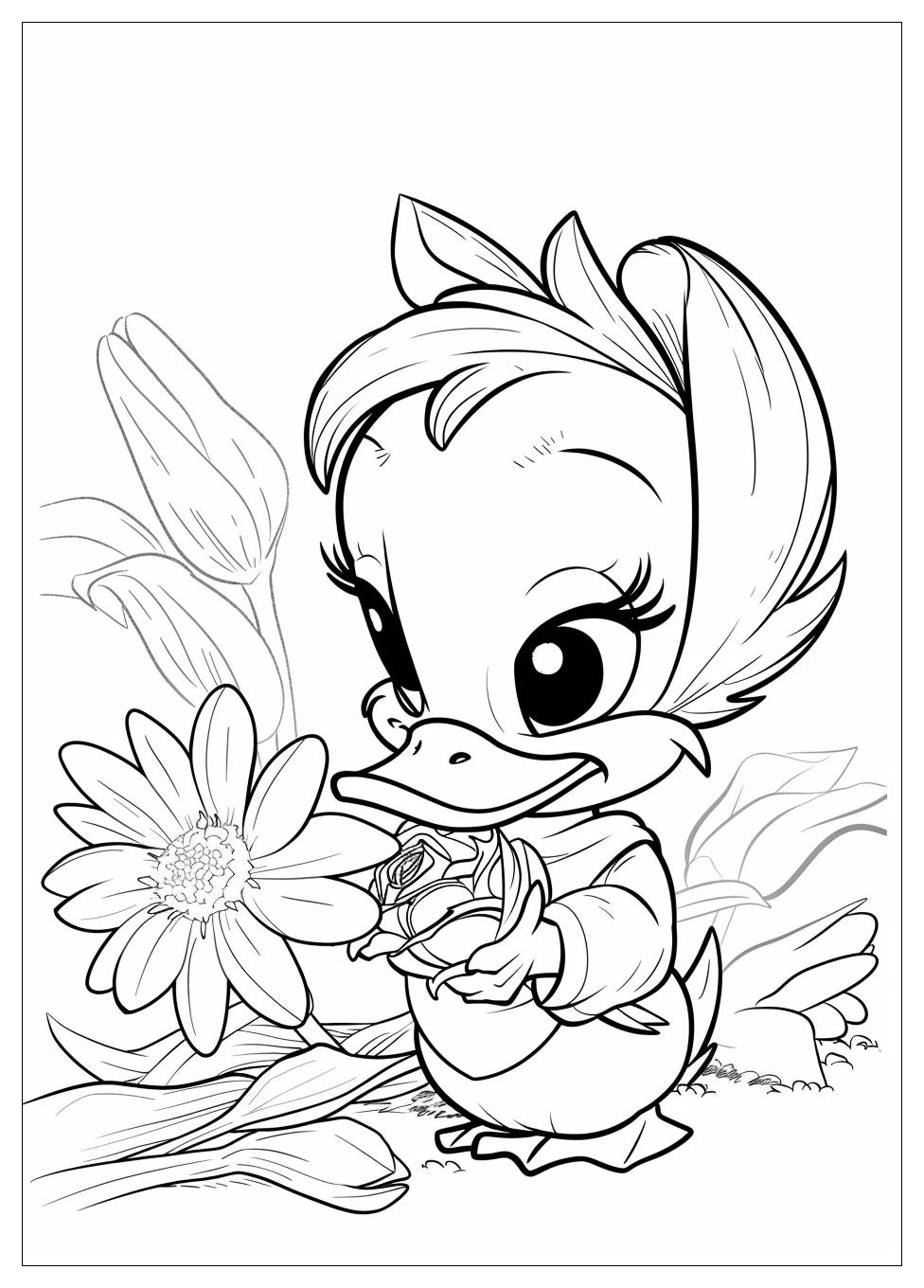 Daisy Duck Coloring Pages-19