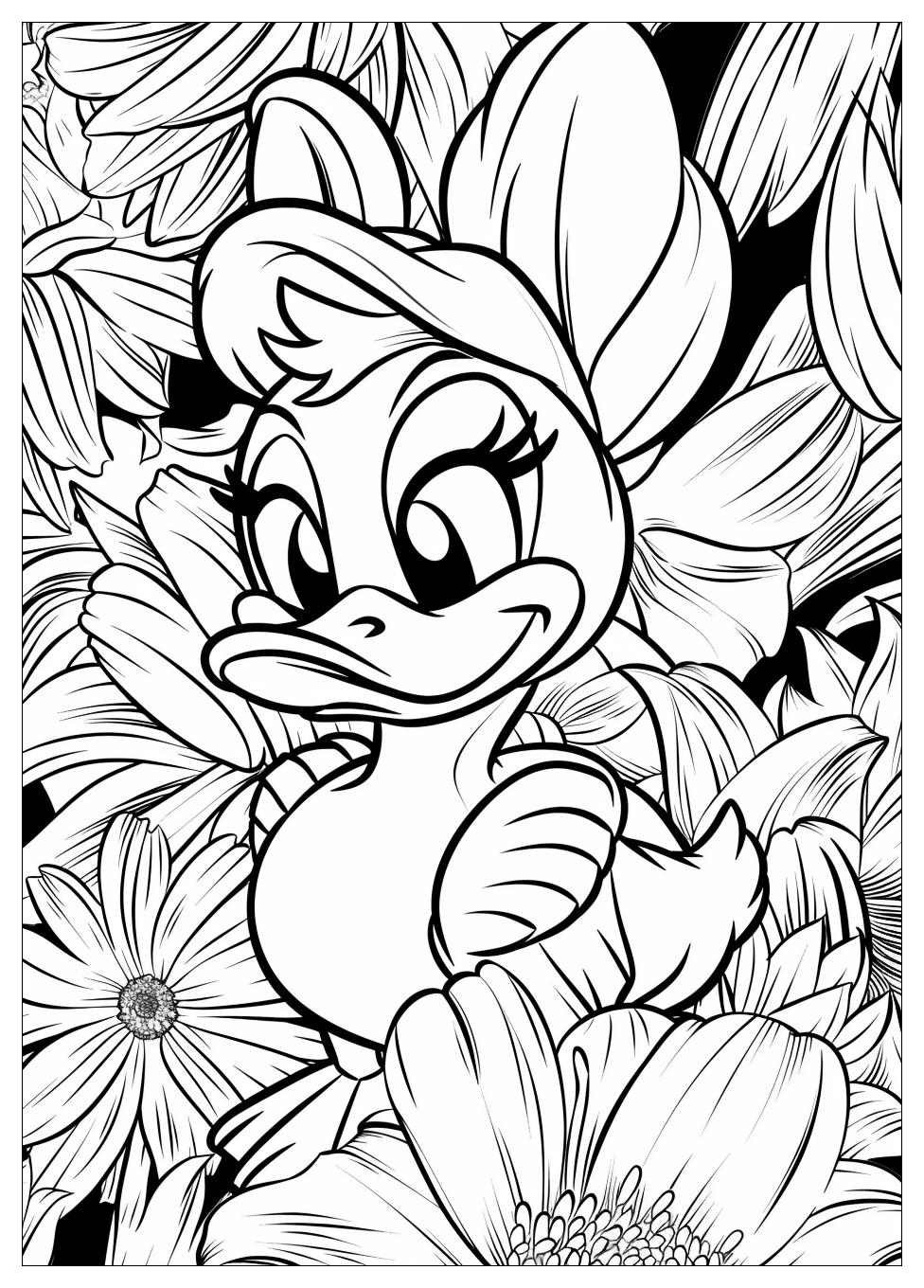 Daisy Duck Coloring Pages-20