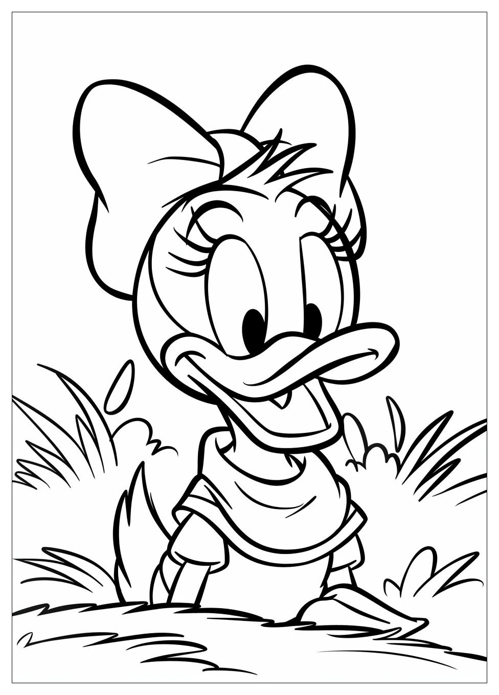 Daisy Duck Coloring Pages-6