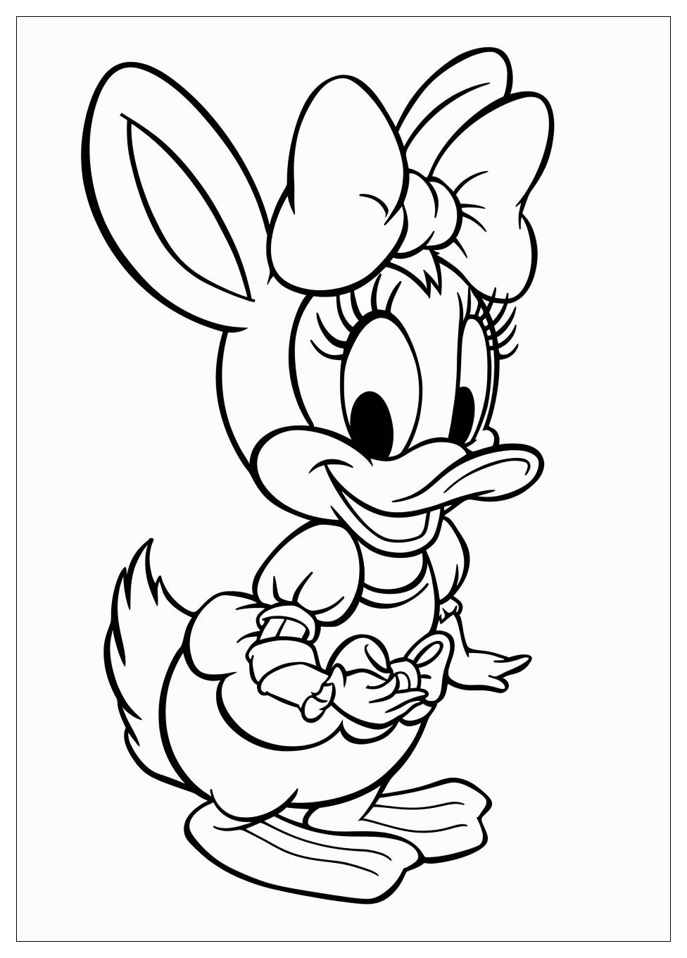 Daisy Duck Coloring Pages-8