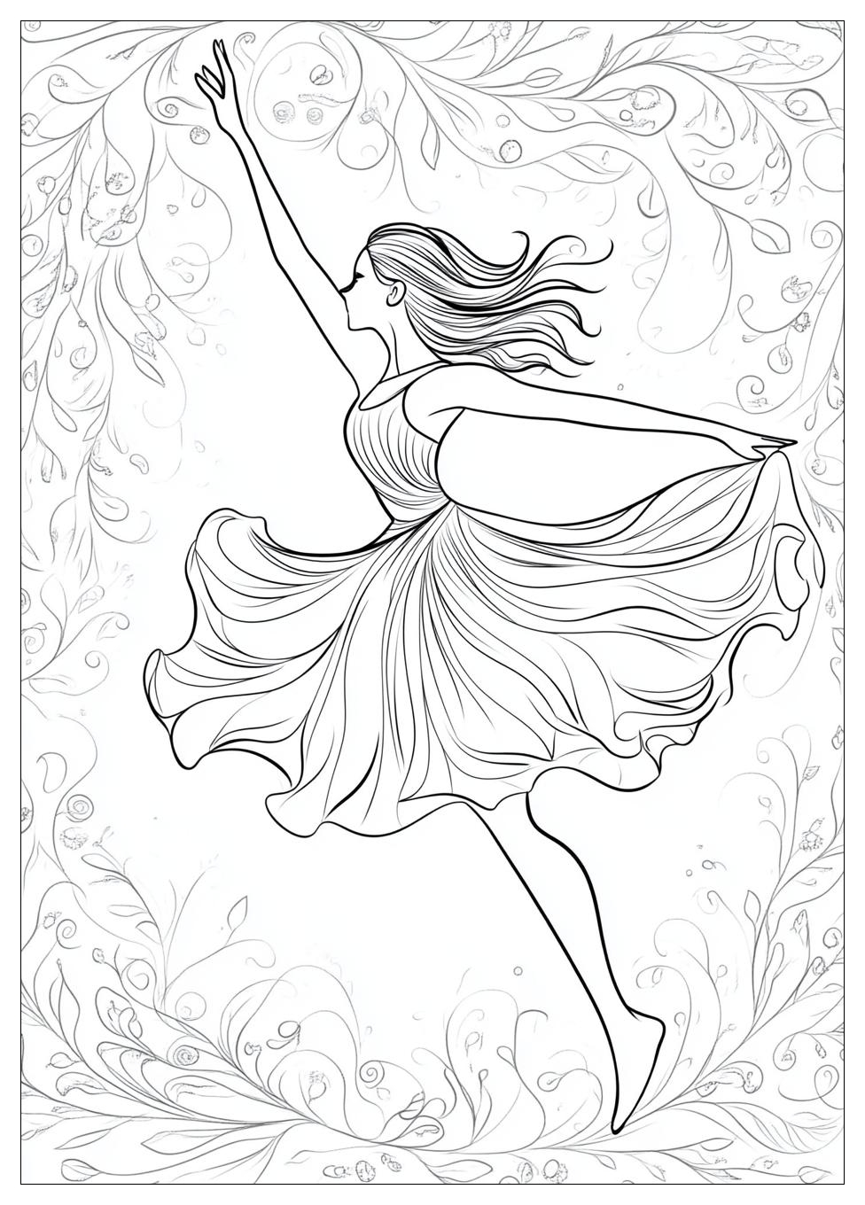 Dance Coloring Pages-12